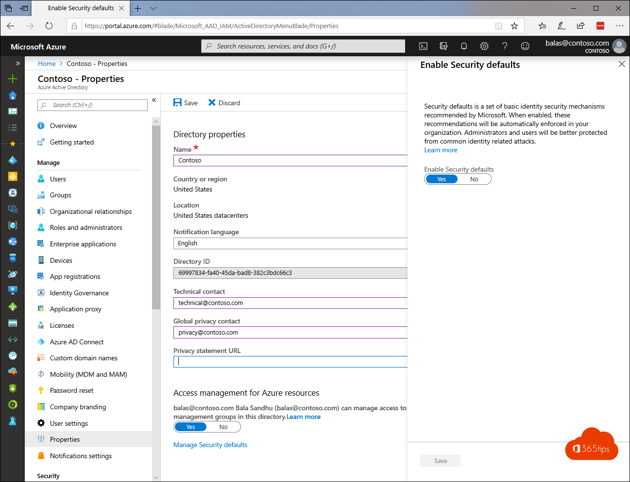 🛡️ How can you enable Azure AD Security  Defaults in Microsoft 365?