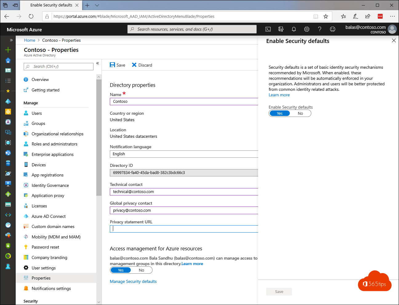 🛡️ Wie aktiviert man Azure AD Security  Standardeinstellungen in Microsoft 365?