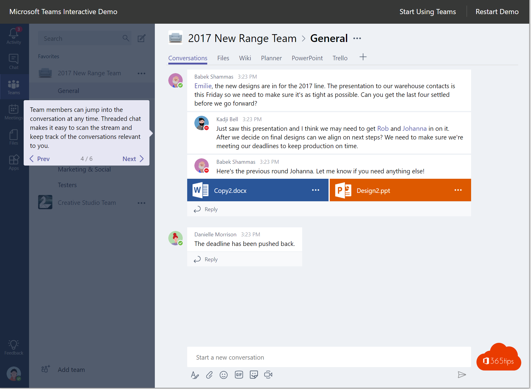 Microsoft Teams online product demo – Zonder inloggen!