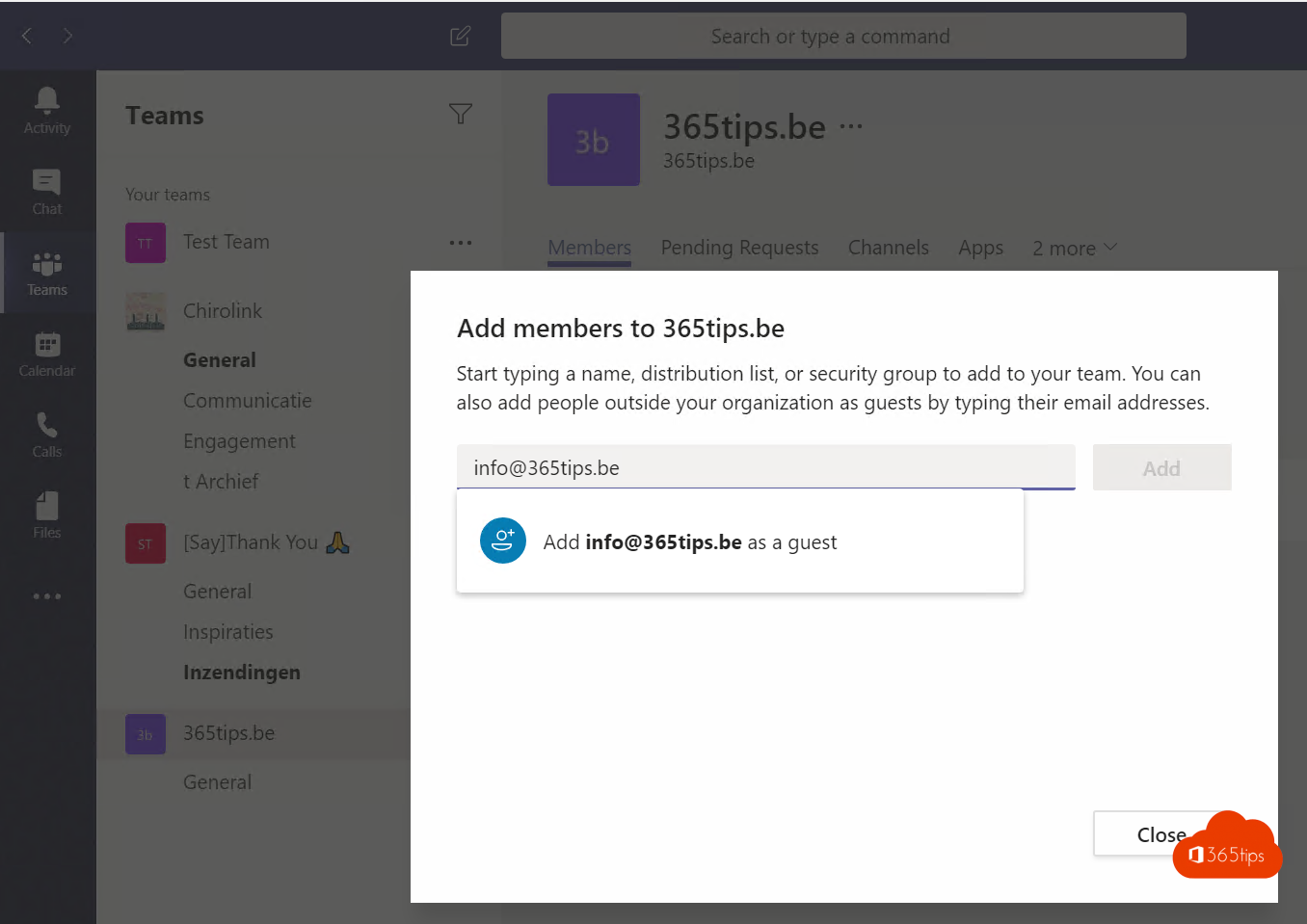 💁 Hoe kan je externe gasten toevoegen in Microsoft Teams?