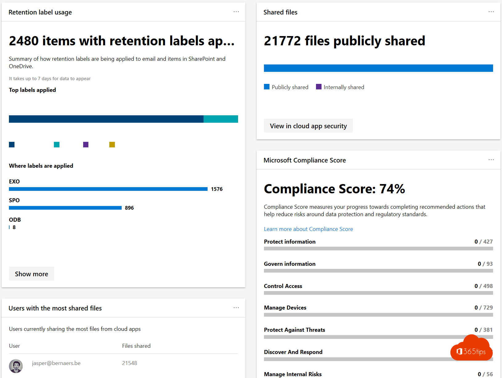 Aufbewahrungsetikettierung Microsoft 365