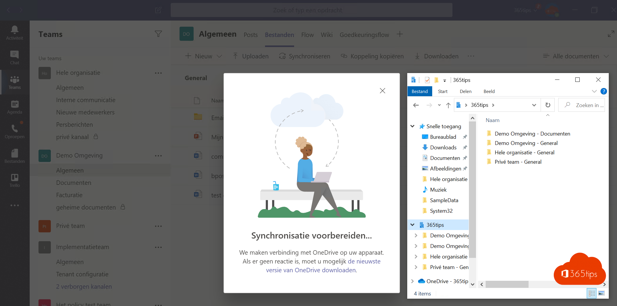 🖥️ Comment synchroniser les fichiers Microsoft teams avec windows explorer ?