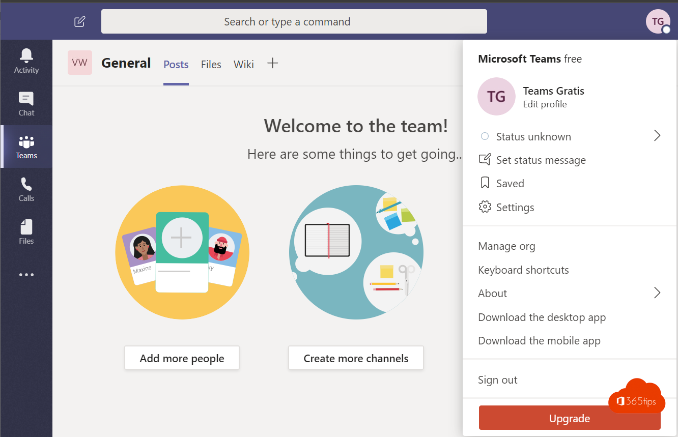 Activate Microsoft Teams for free - Microsoft 365 - Tutorial