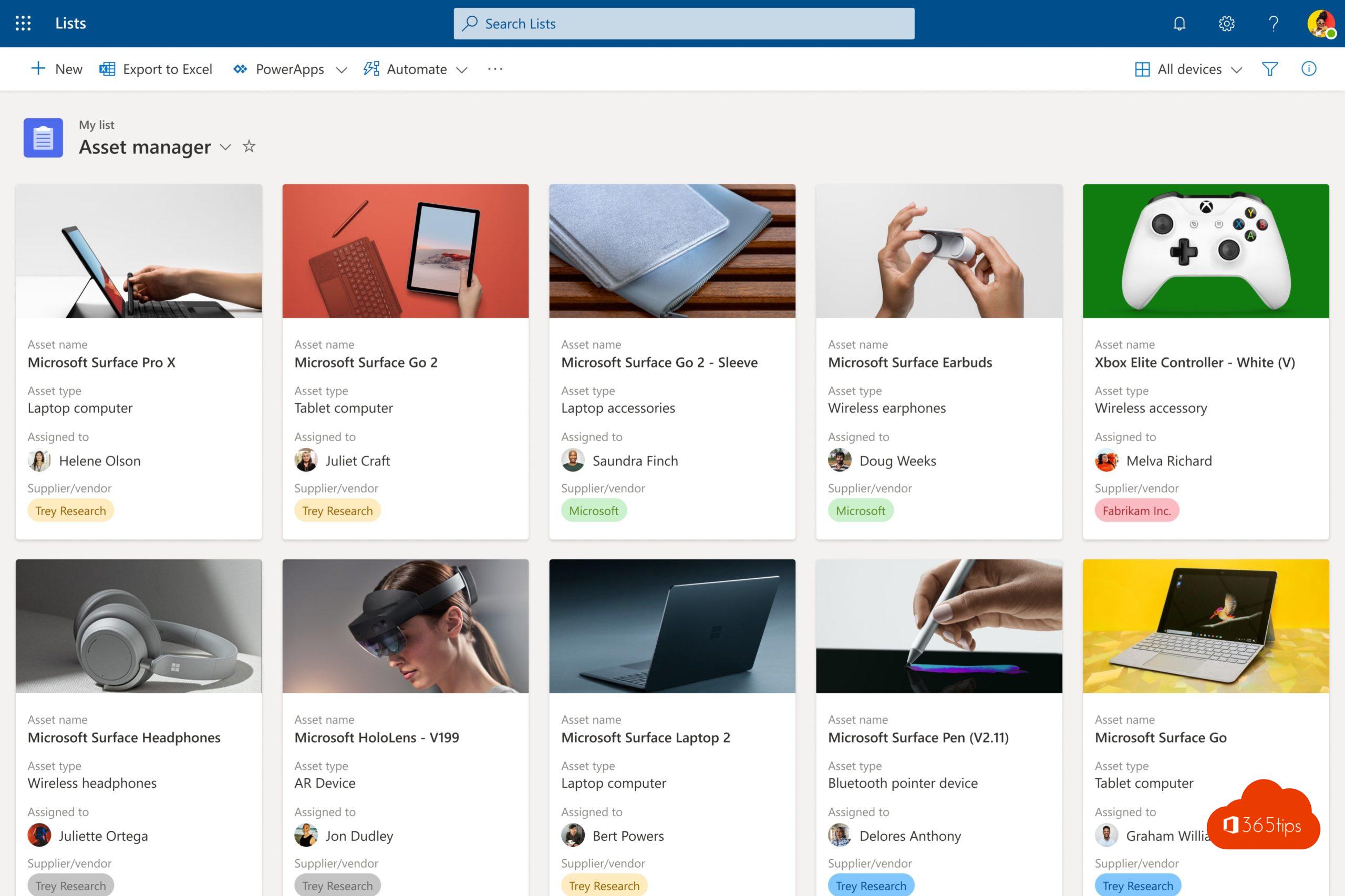 #1 Lists - Intelligent lists built on SharePoint