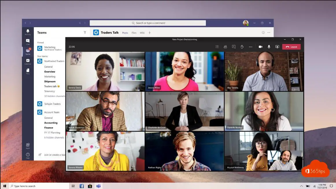 Reuniones multiventana Microsoft Teams ¡ha sido lanzado!