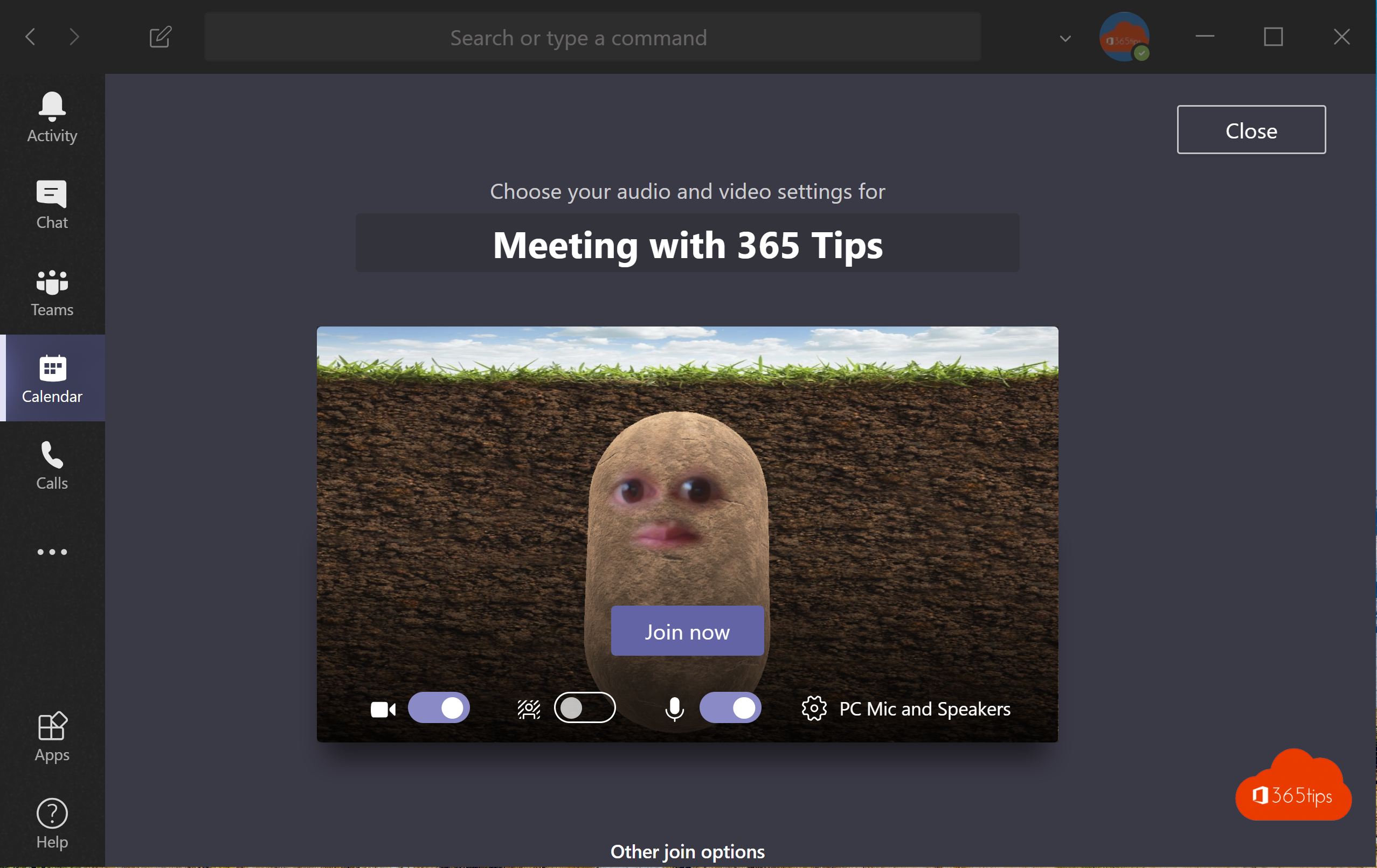 Using Snapchat Filters In Microsoft Teams