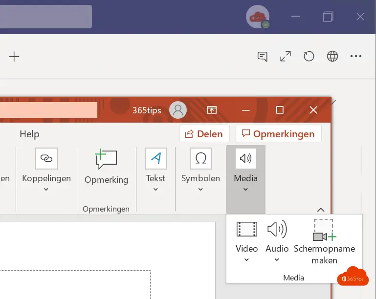 Opname Van Je Scherm Binnen Office 365 Microsoft Powerpoint 3039