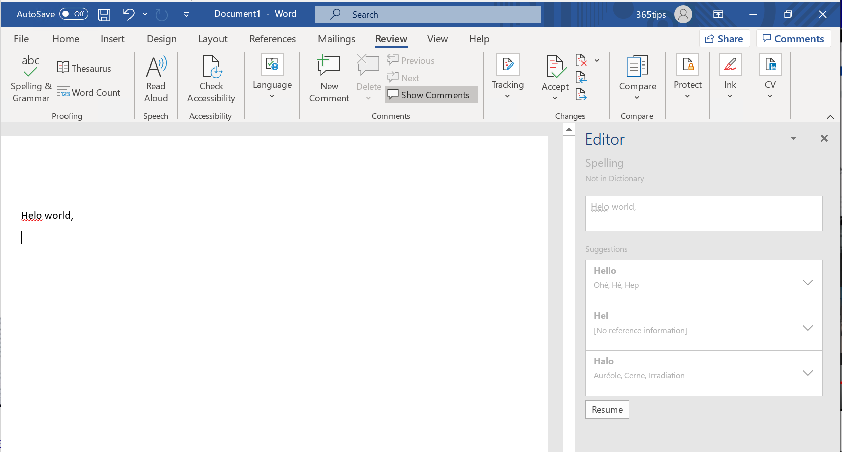 microsoft word document editor online