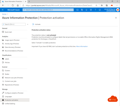 Simple steps for activating Azure Information Protection for Microsoft 365