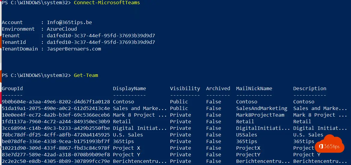 📙 Tutorial: How to create and manage Microsoft Teams via PowerShell?