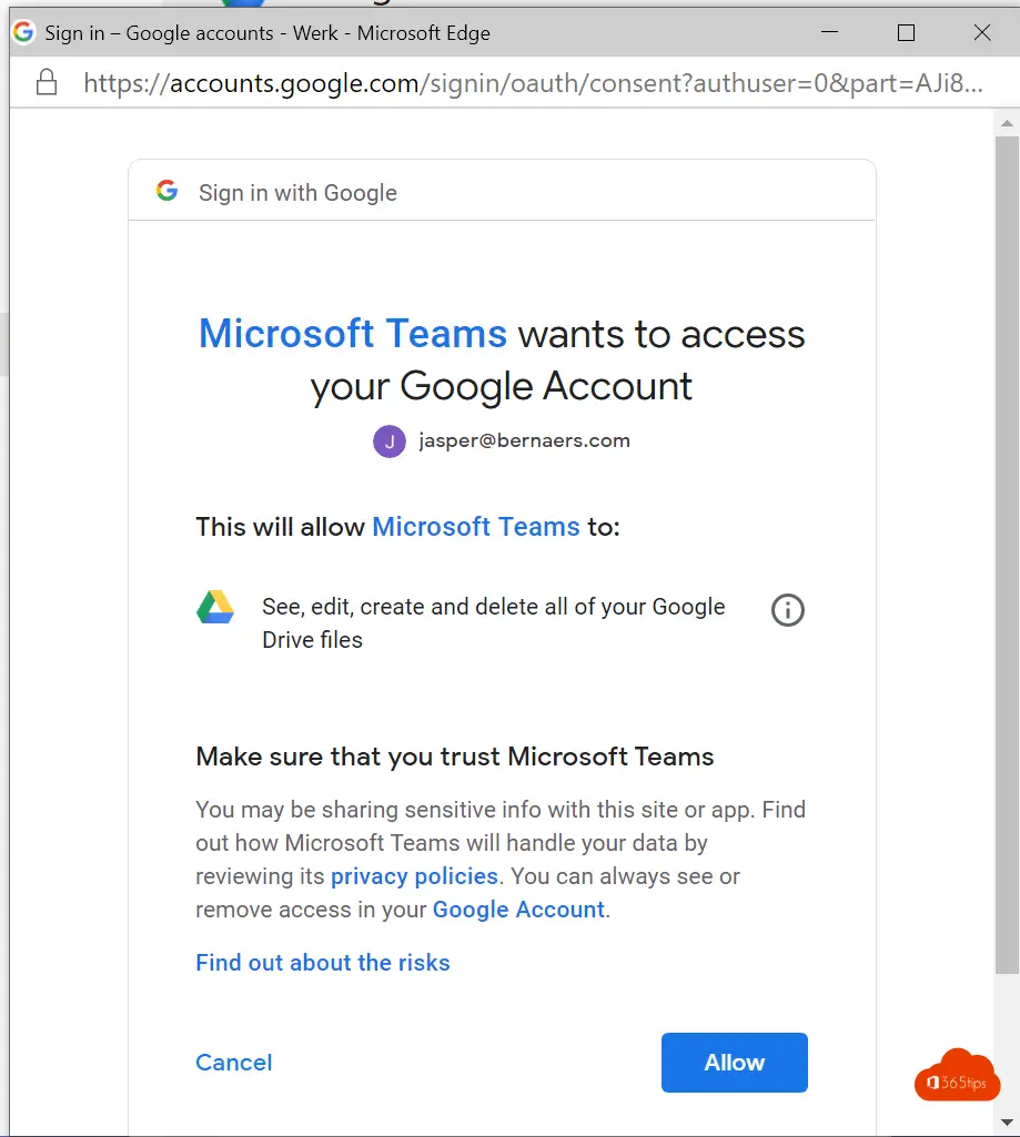 Link Google Drive Or Dropbox Files In Microsoft Teams