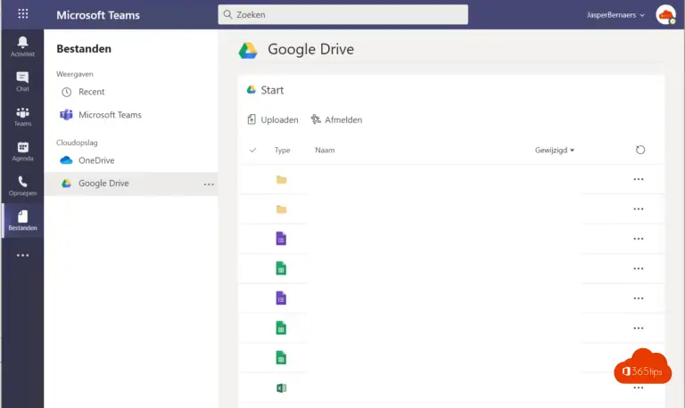 Google Drive of Dropbox bestanden koppelen in Microsoft Teams! Google Drive of Dropbox bestanden koppelen in Microsoft Teams!