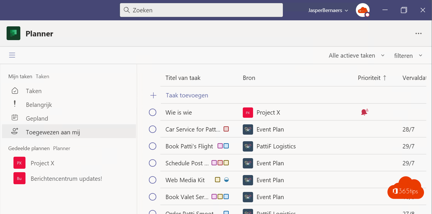 microsoft teams tasks