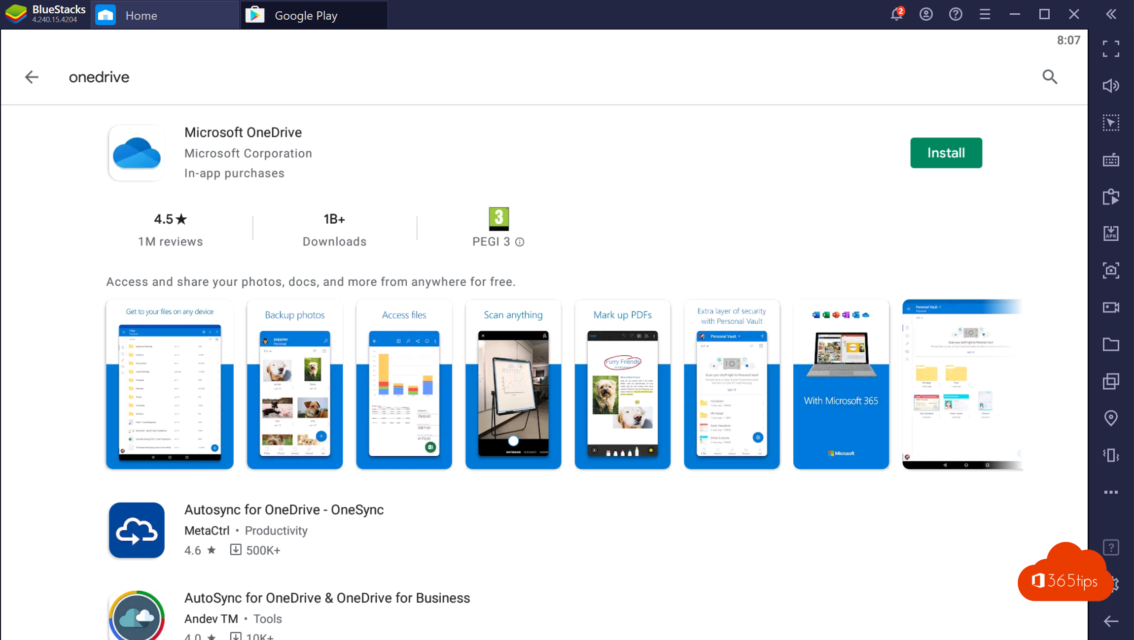 Microsoft Teams testing via BlueStacks - Android simulations