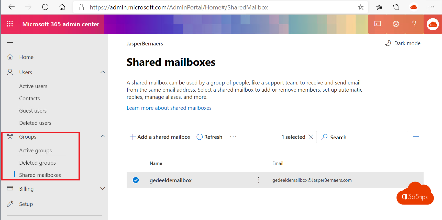 shared mailbox office 365 not showing on outlook for mac