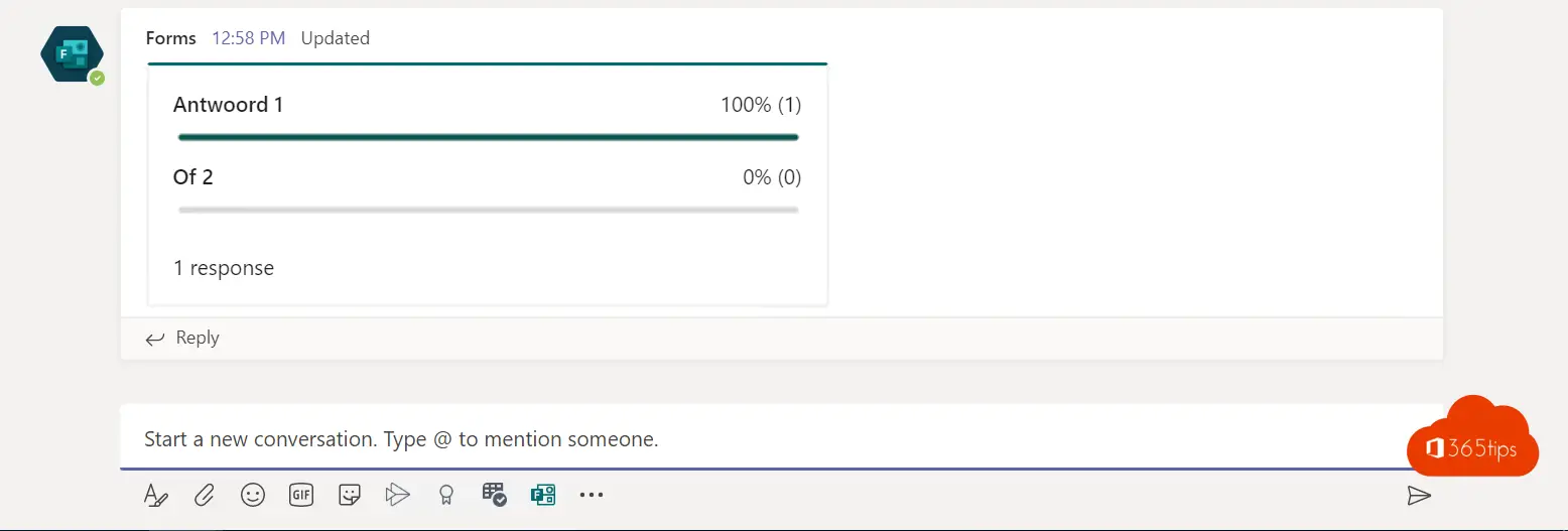 Microsoft Forms for Polls in Microsoft Teams!