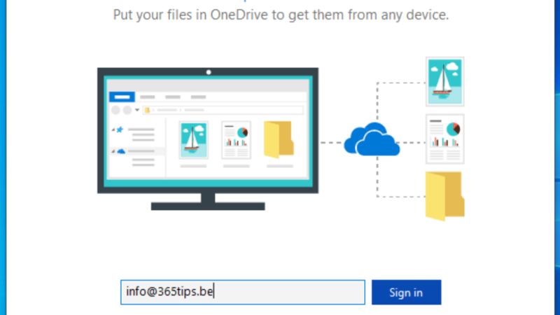 Aanmelden en starten met OneDrive for Business – Quickstart