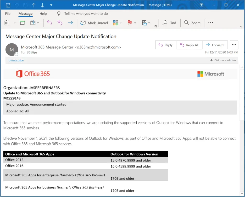 is outlook part of microsoft office