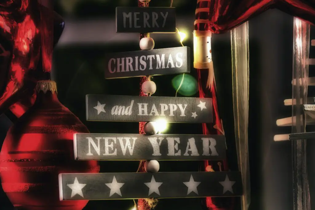 Merry christmas happy newyear wallpaper