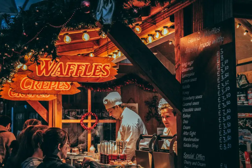 waffles wallpaper kerstmis