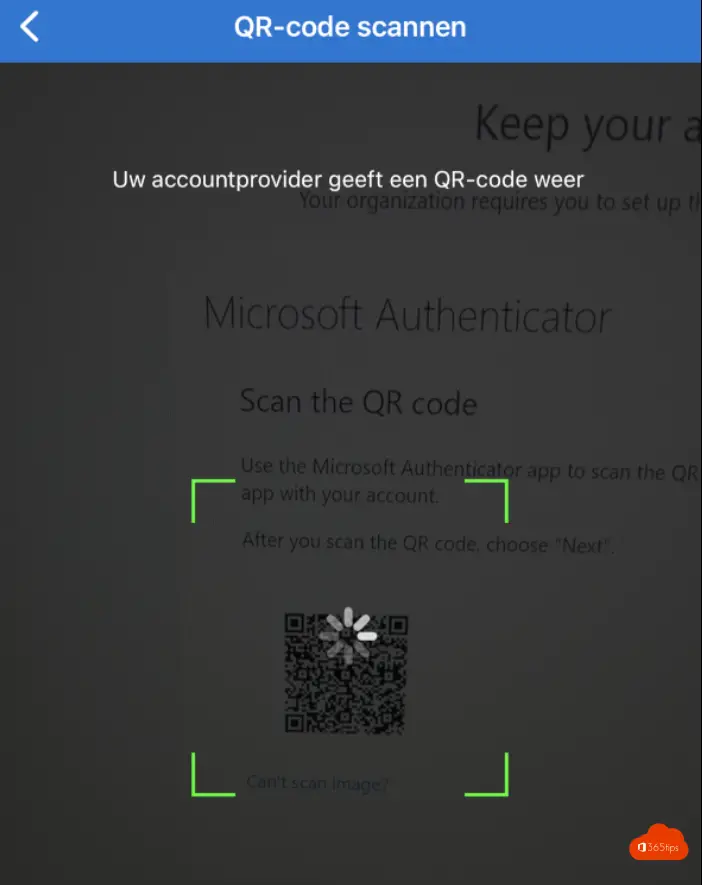 Showing code authenticator not microsoft Passwordless authenticator
