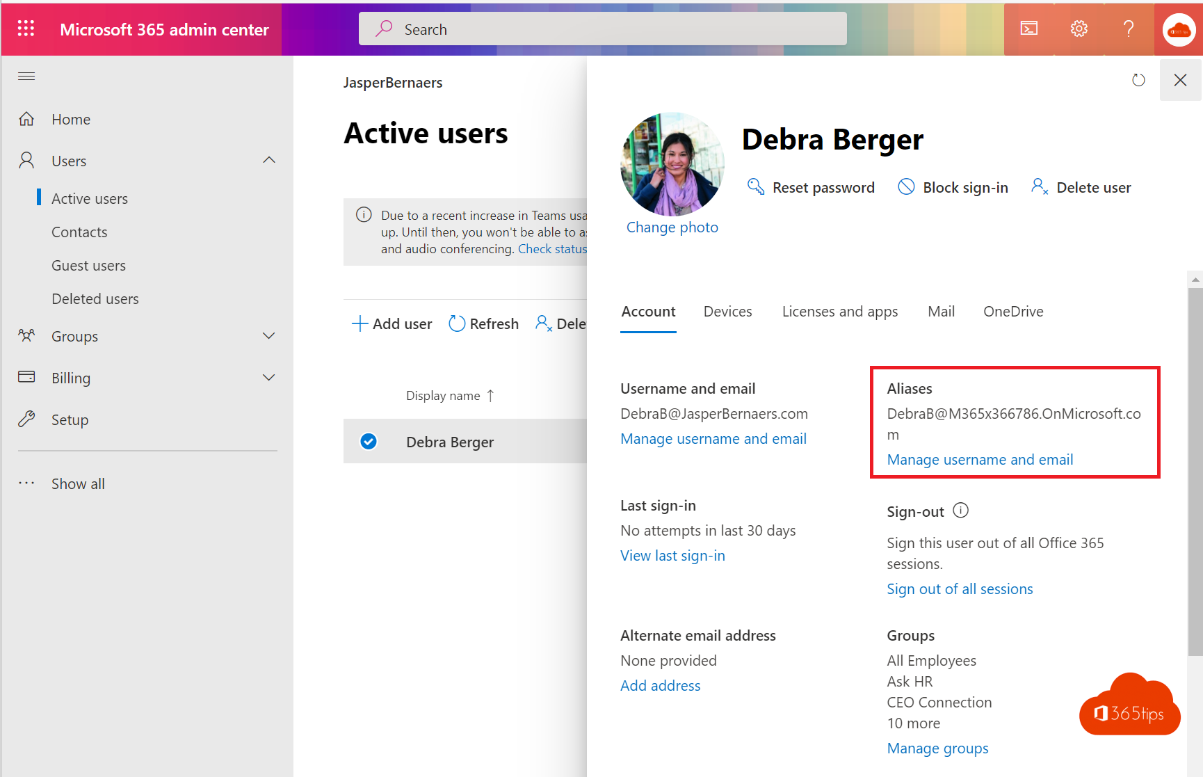 📙 Tutorial: Email alias toevoegen in Office 365, Exchange of Active ...