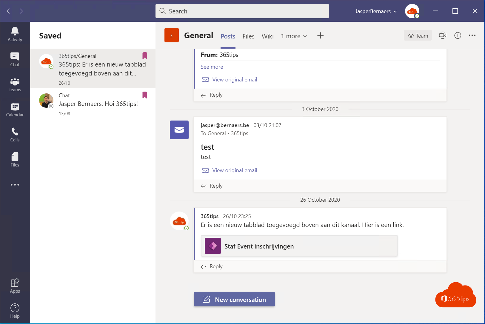 Tutoriel : Comment enregistrer un message pour plus tard dans Microsoft Teams?
