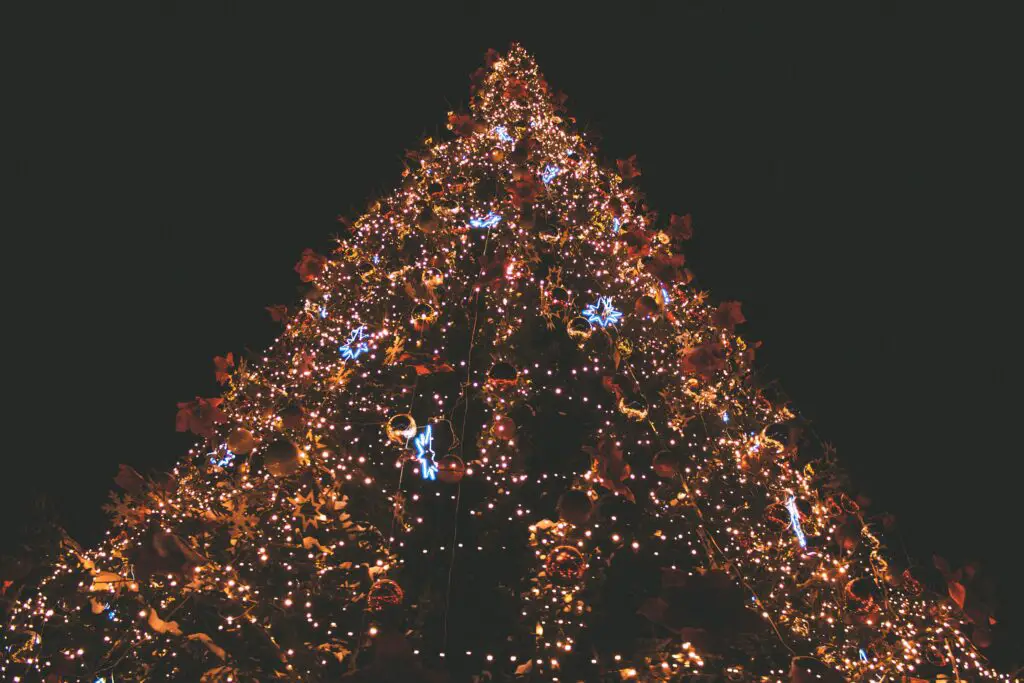 gran árbol de navidad