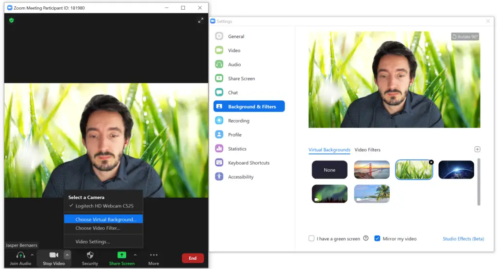 how to download video filters on zoom