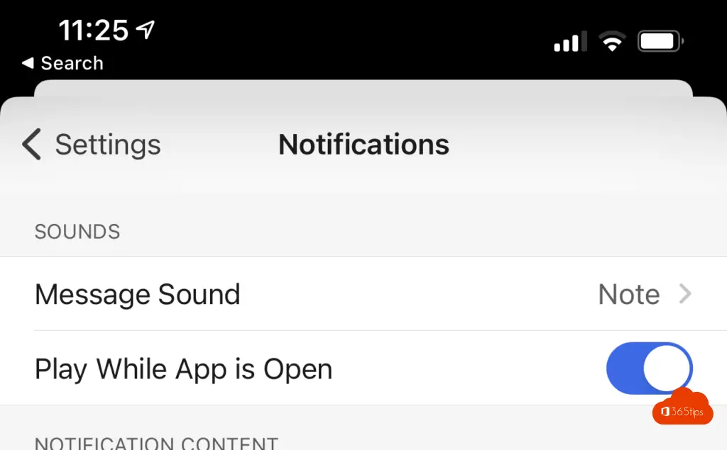 Notifications change signal
