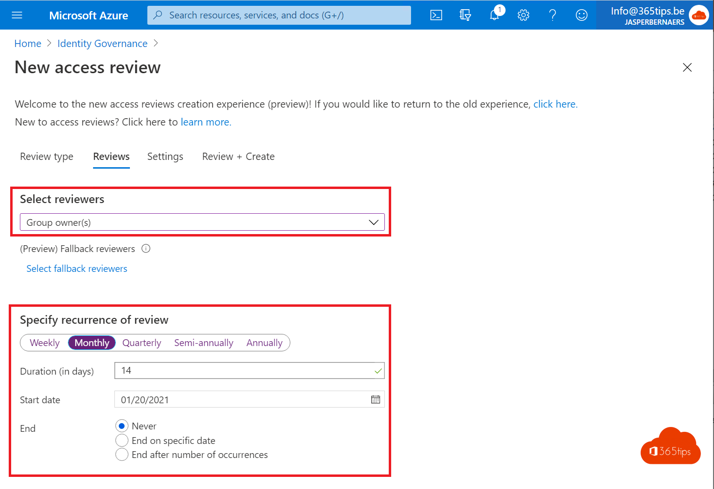 Schakel automatische toegangsbeoordelingen in voor gastgebruikers in Microsoft Teams