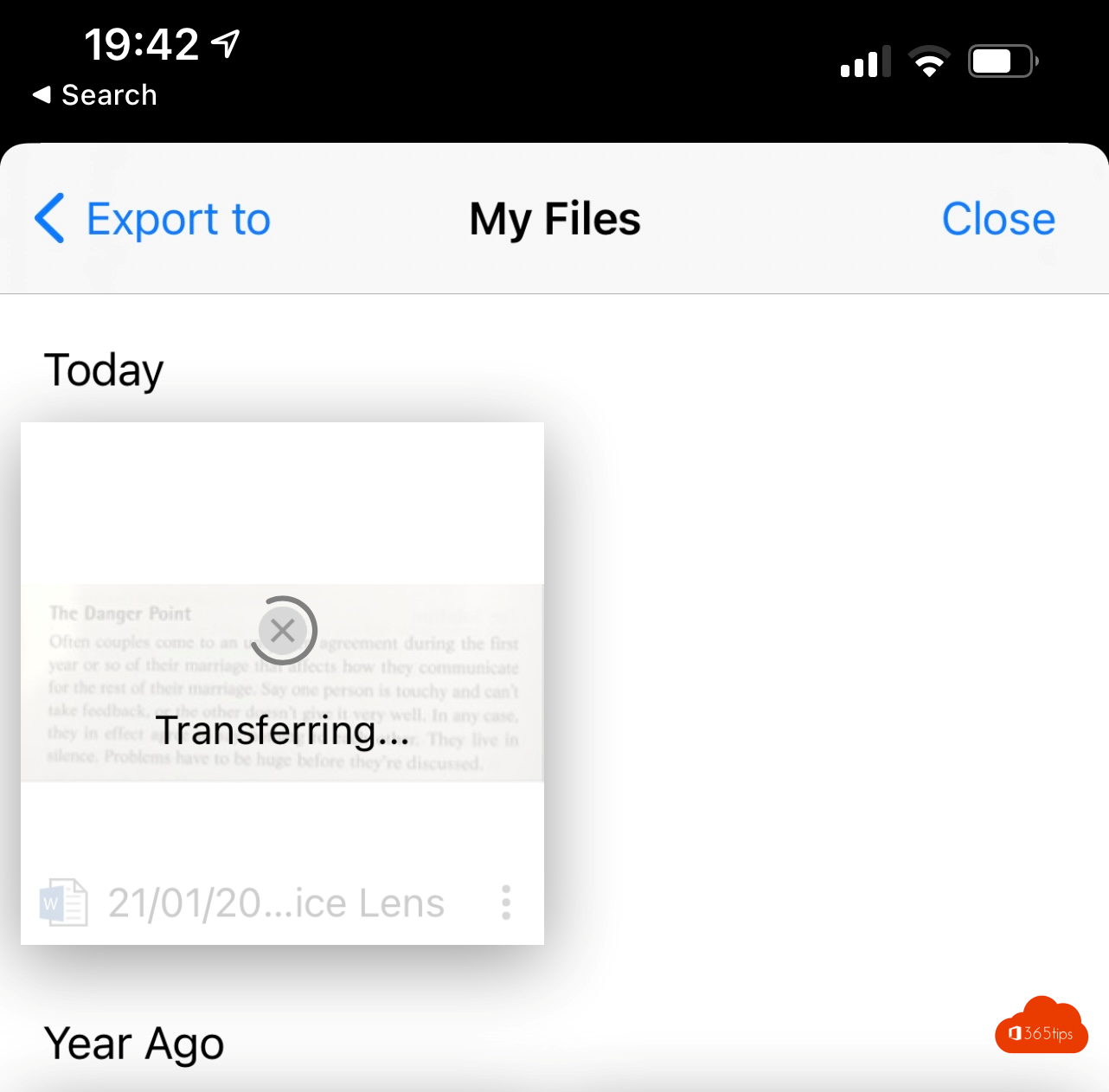 Cómo convertir un documento en un documento editable en Office Lens (OCR)