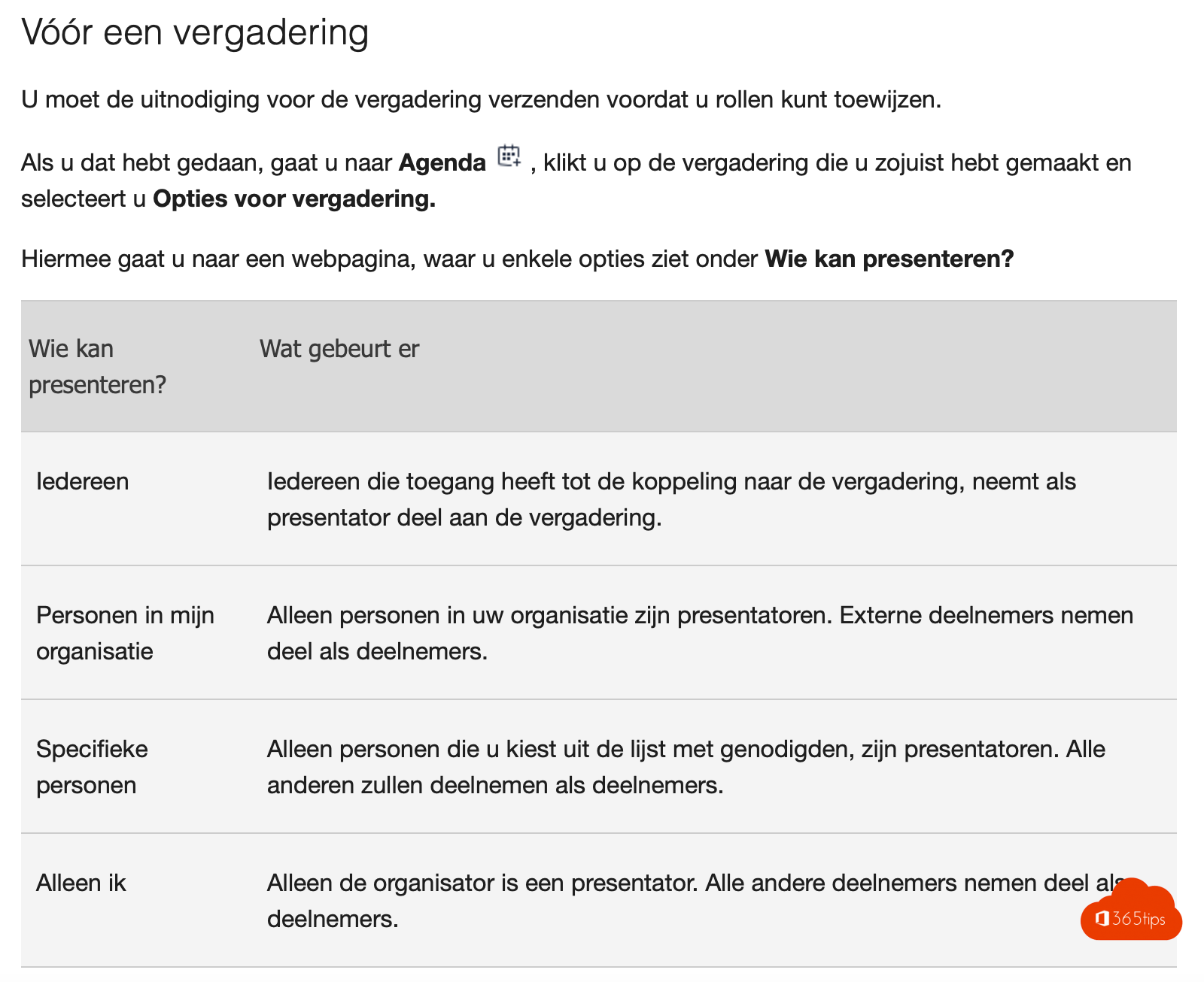 Een externe presentator maken in Teams