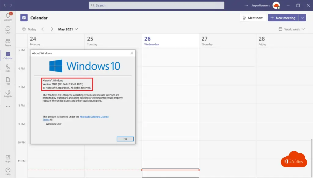 Windows 10 nieuwste update 21H1