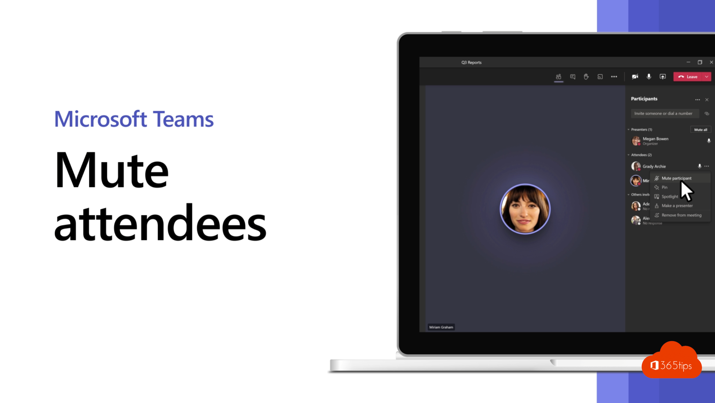 Tutorial: How to mute participants in Microsoft Teams .