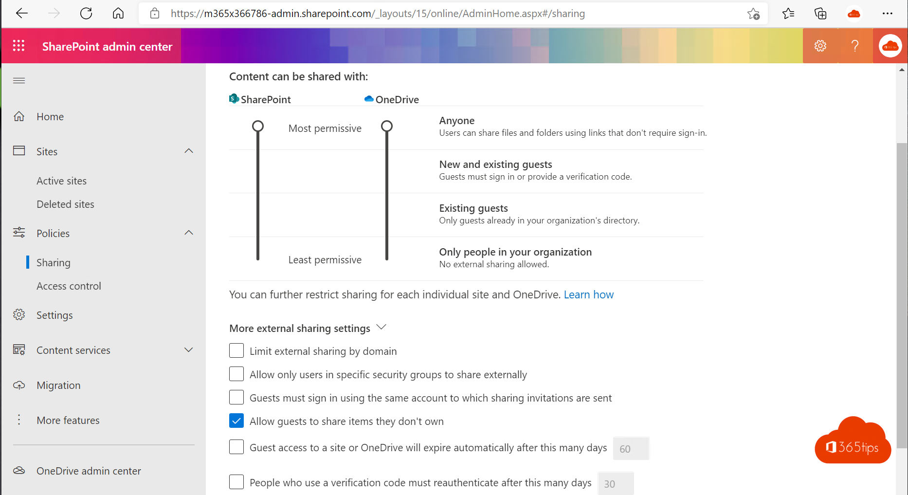 Tenant Name aktualisieren oder SharePoint URL?