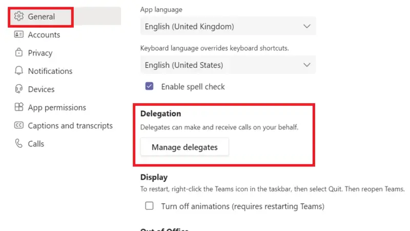 Hoe een Microsoft Teams delegate instellen voor telefoongesprekken?