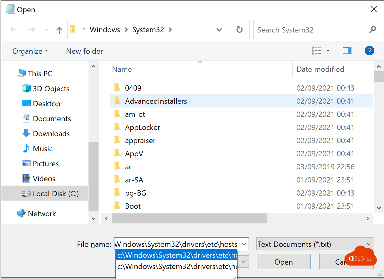 How do I modify a host file on Windows 10 or Windows 11?