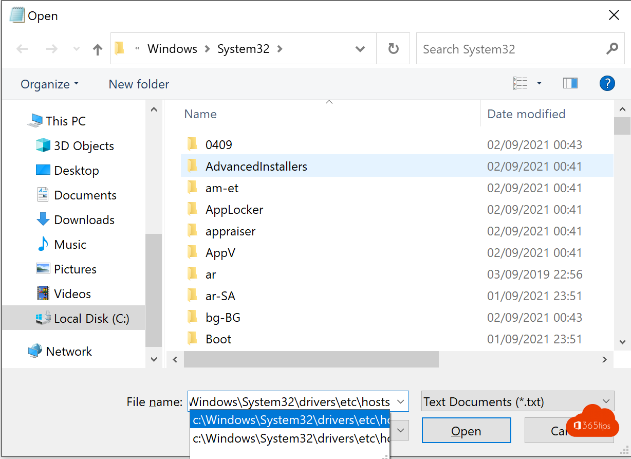 Hoe pas ik een hostfile aan op Windows 10 of Windows 11?