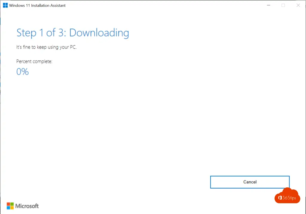 Windows 11 downloading Assistent