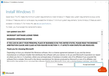 11 assistant windows installation Windows 11