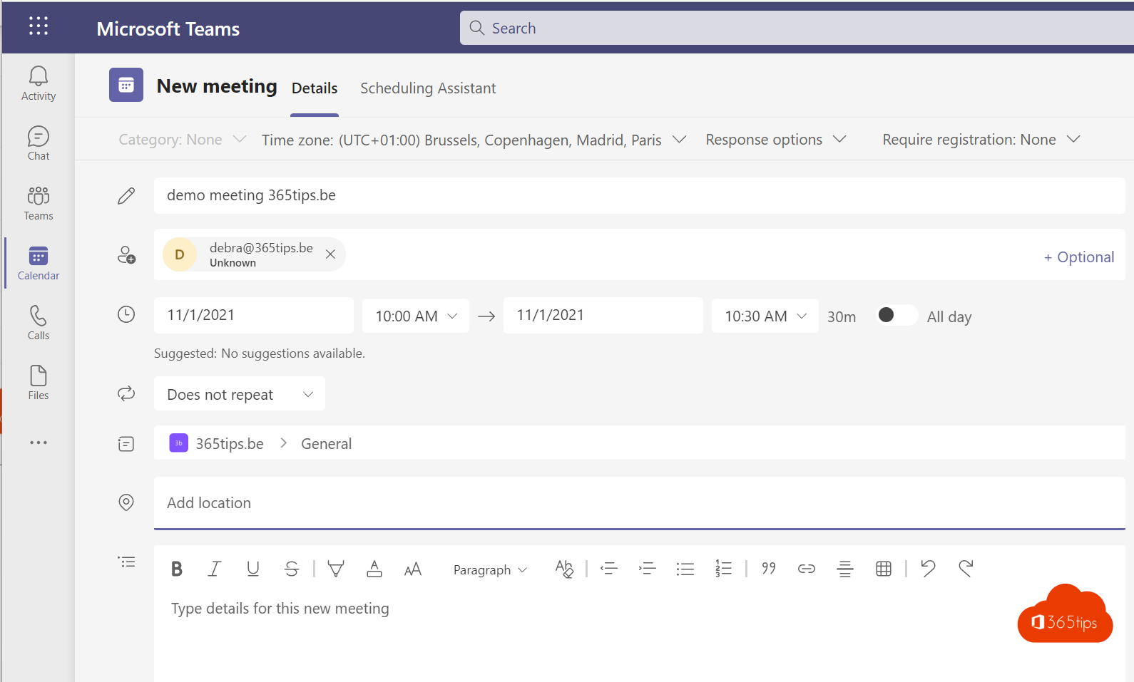 📅 ¿Cómo puedes programar una reunión de Microsoft Teams en tu calendario?