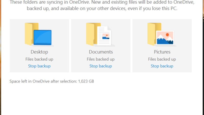 Hoe automatisch back-up maken van je desktop, documenten an afbeeldingen met OneDrive?