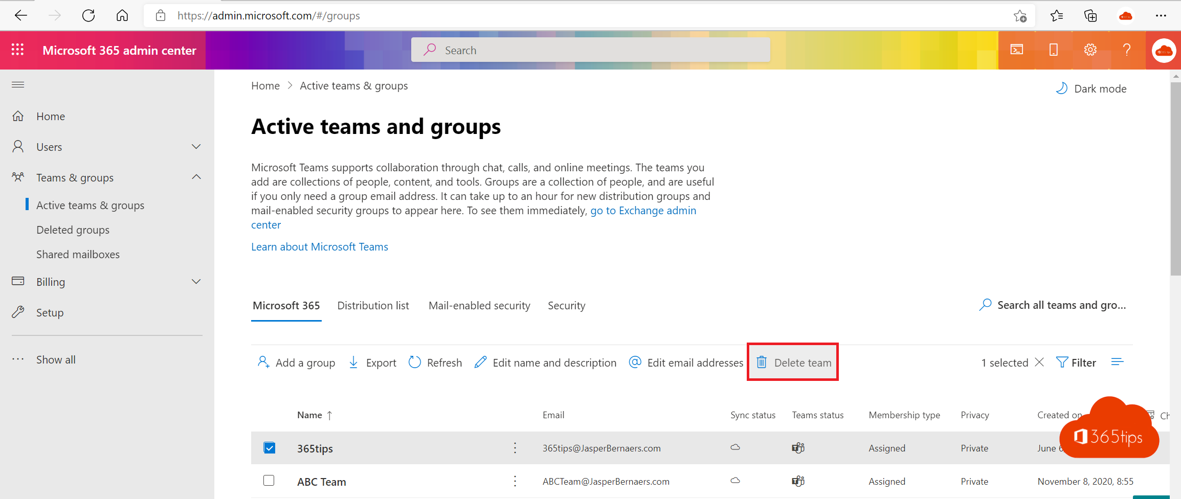 How to remove a Office 365 group or distribution group with PowerShell