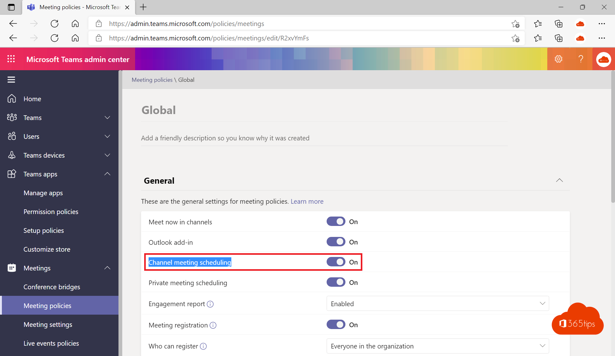 🚫 How to block or enable Channel meetings in Microsoft Teams?