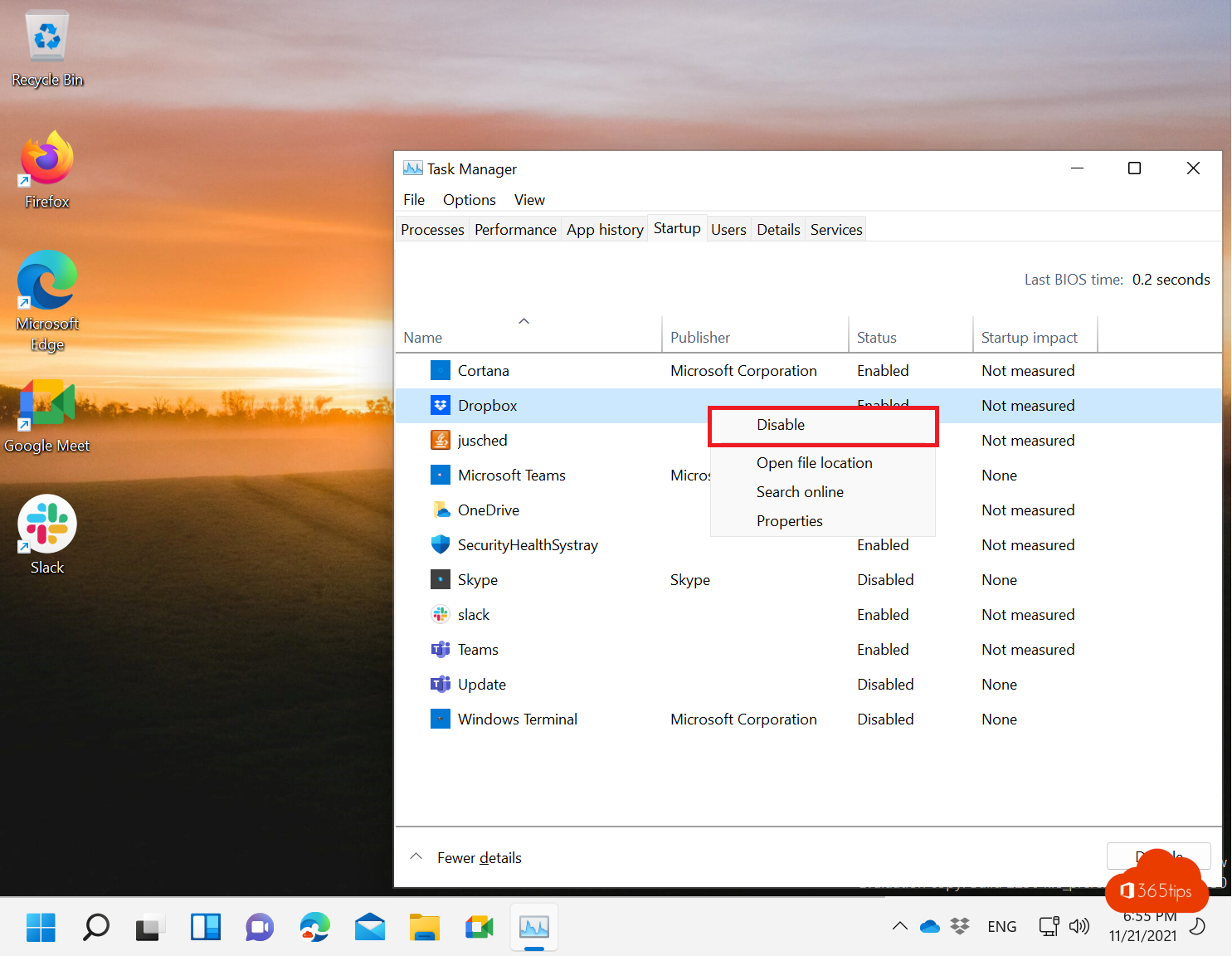 How to open task manager - Stop and start services in Windows 11