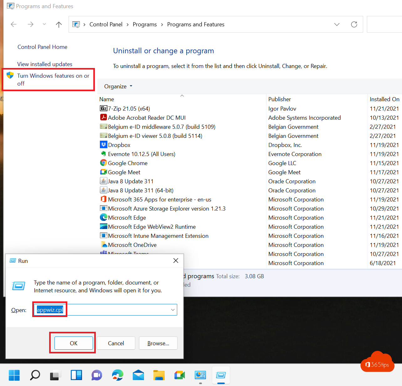 Comment activer ou désactiver les composants de Windows dans Windows 10 ou 11