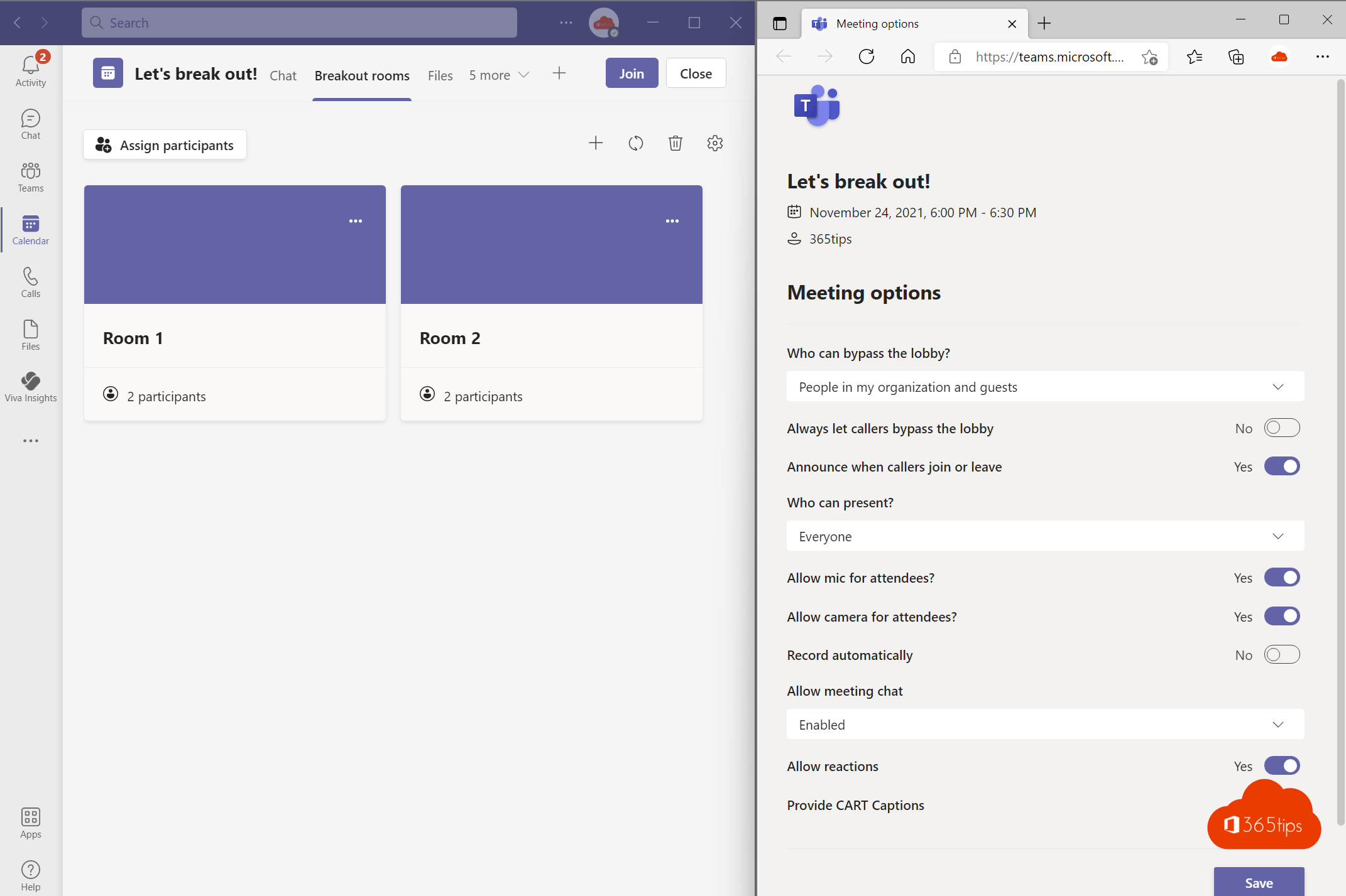 🚪 Tout ce que vous devez savoir sur breakout Rooms dans Microsoft Teams