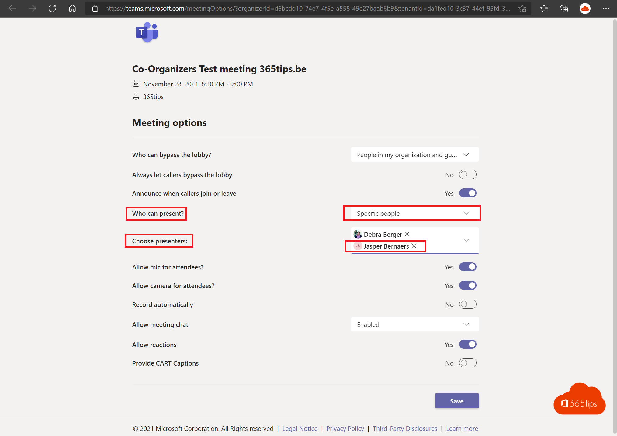 Assigning The Role Of Co Organiser In A Microsoft Teams Meeting