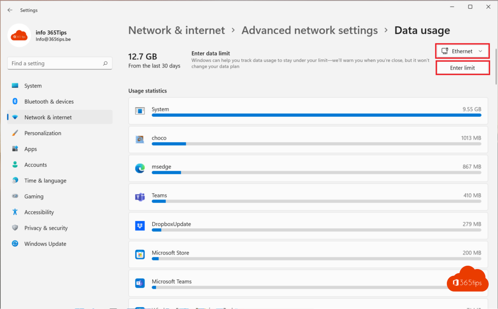 Advanced Network Settings Windows 11